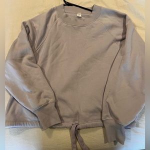 Old Navy Active ovserzied cinch waist crew neck